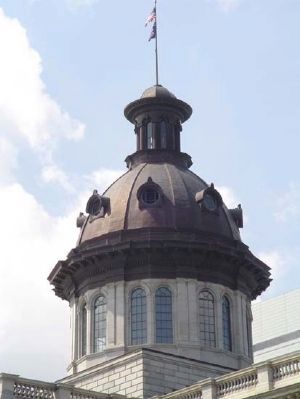 The State House of South Carolina Dome detail image. Click for full size.