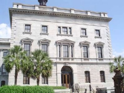 The State House of South Carolina west elevation image. Click for full size.