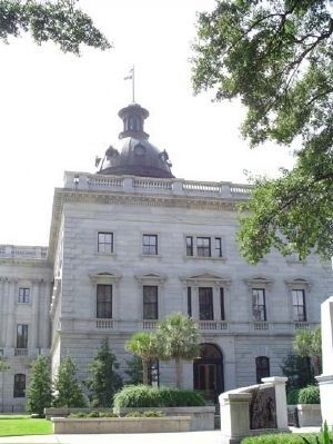 The State House of South Carolina east elevation image. Click for full size.