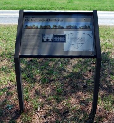 Lost Town of Cambridge Marker. Click for full size. Lost Town of Cambridge Marker image. Click for full size.