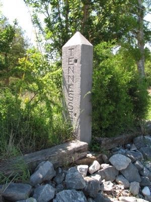 Tennessee / Alabama Marker image. Click for full size.