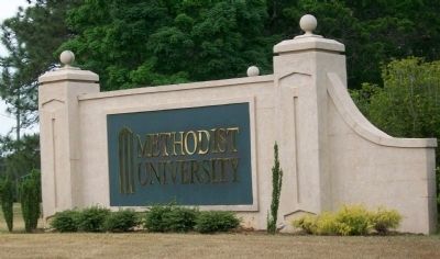 Methodist University Entrance image. Click for full size.