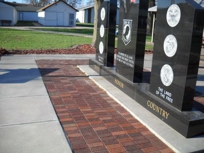Missouri Valley Veterans' Memorial Marker image. Click for full size.