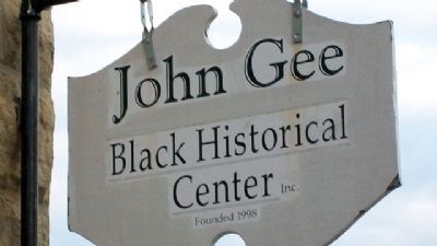 John Gee Black Historical Center Sign image. Click for full size.