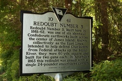 Redoubt Number 3 Marker image. Click for full size.