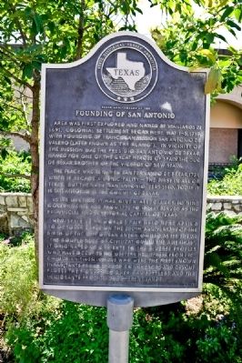 250th Anniversary of the Founding of San Antonio Marker image. Click for full size.