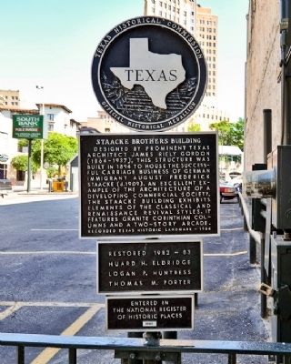 Staacke Brothers Building Marker image. Click for full size.