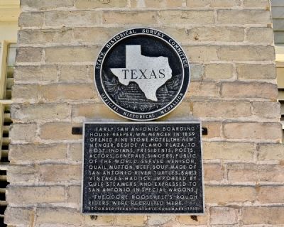Menger Hotel Marker image. Click for full size.