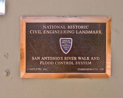 National Historic Civil Engineering Landmark Plaque on Opposite Side of Bridge image. Click for full size.
