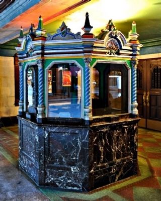 Majestic Theatre Ticket Booth image. Click for full size.