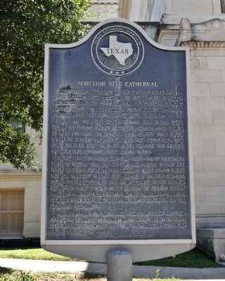 Scottish Rite Cathedral Marker image. Click for full size.