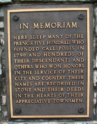 In Memoriam Marker image. Click for full size.