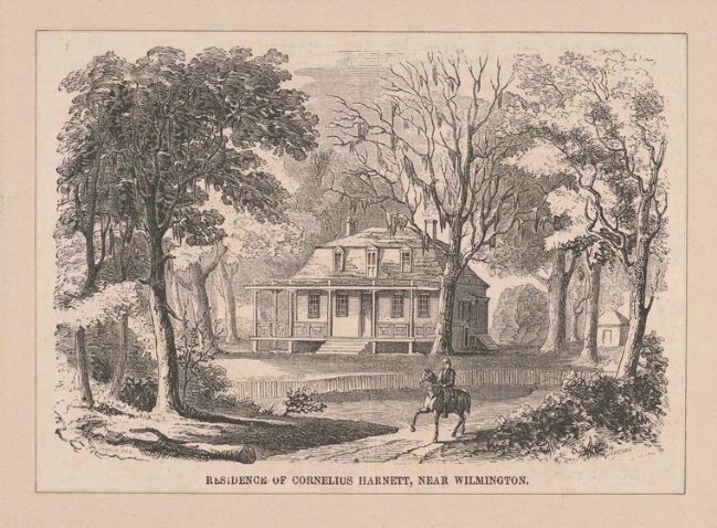 Cornelius Harnett house, near Wilmington, North Carolina image. Click for more information.