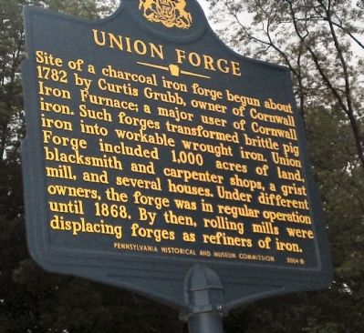 Union Forge Marker image. Click for full size.