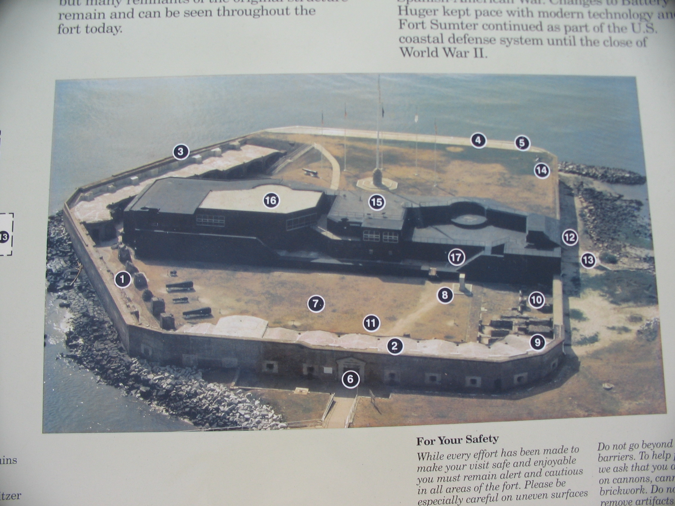 Photo Aerial View Of Fort Sumter