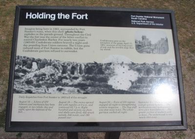 Holding the Fort Marker image. Click for full size.