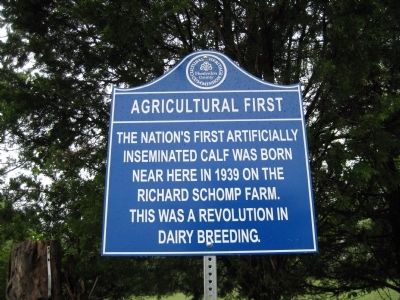 Agricultural First Marker. Click for full size. Agricultural First Marker image. Click for full size.