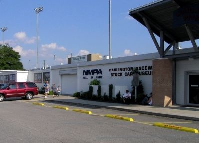 Wide view of the Darlington Raceway Marker. Click for full size. Wide view of the Darlington Raceway Marker image. Click for full size.
