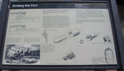 Arming the Fort Marker image. Click for full size.