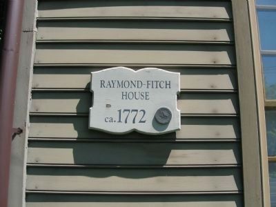 Raymond-Fitch House ca. 1772 Marker image. Click for full size.