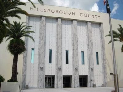 Hillsborough County Courthouse main entrance image. Click for full size.
