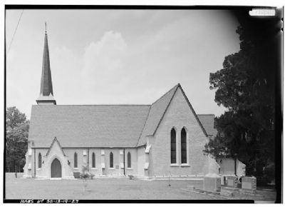 Church of the Holy Cross Stateburg South Facade. Click for full size. Church of the Holy Cross Stateburg South Facade image. Click for full size.
