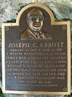 Joseph C. Abbott Marker image. Click for full size.