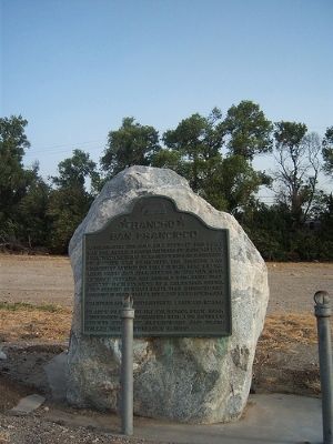 Rancho San Francisco Marker image, Touch for more information