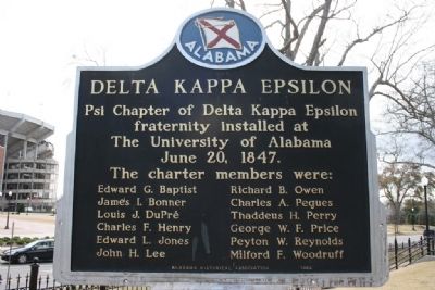 Delta Kappa Epsilon Marker Side B image. Click for full size.