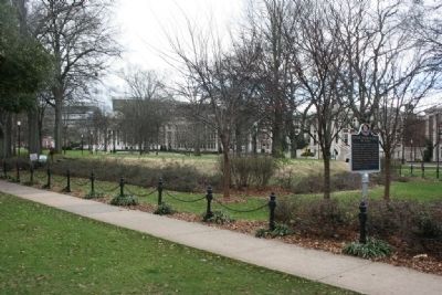 Site Of Franklin Hall and Marker image. Click for full size.