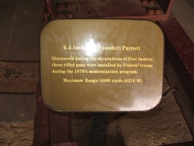 6.4-Inch (100-Pounder) Parrott Marker. Click for full size. 6.4-Inch (100-Pounder) Parrott Marker image. Click for full size.