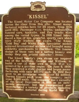 "Kissel" Marker. Click for full size. "Kissel" Marker image. Click for full size.