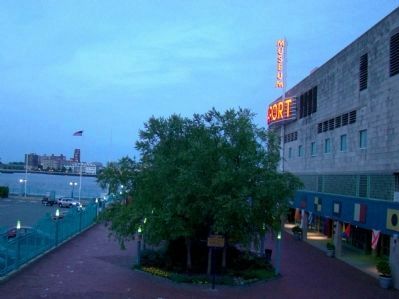 Marker at Independence Seaport Museum. Click for full size. Marker at Independence Seaport Museum image. Click for full size.