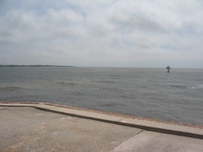 Main Channel Entrance to Charleston Harbor image. Click for full size.