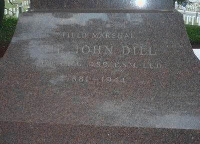 Field Marshal Sir John Dill Memorial image. Click for full size.