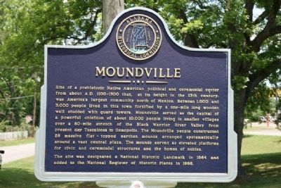 Moundville Marker image. Click for full size.