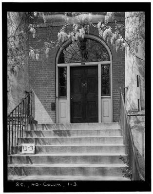 DeBruhl-Marshall House , Front door. Click for full size. DeBruhl-Marshall House , Front door image. Click for full size.