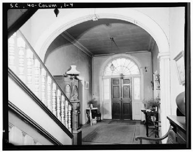 DeBruhl-Marshall House, Entrance Hall. Click for full size. DeBruhl-Marshall House, Entrance Hall image. Click for full size.