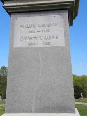Seventh Day Baptist Minister's Monument Marker. Click for full size. Seventh Day Baptist Minister's Monument Marker image. Click for full size.