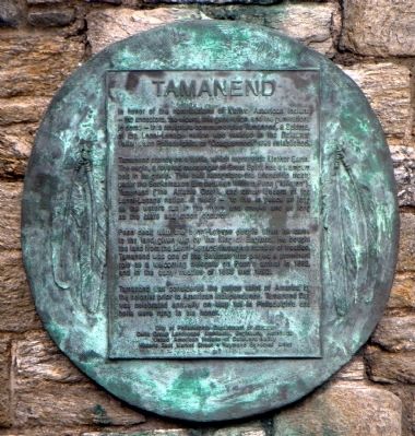 Tamanend Marker image. Click for full size.