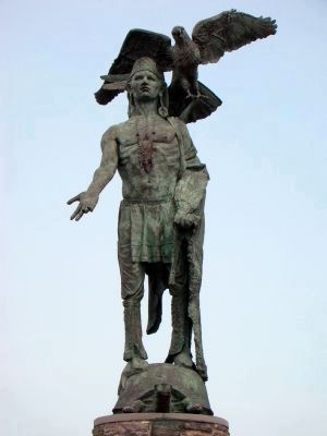 Tamanend Sculpture image. Click for full size.