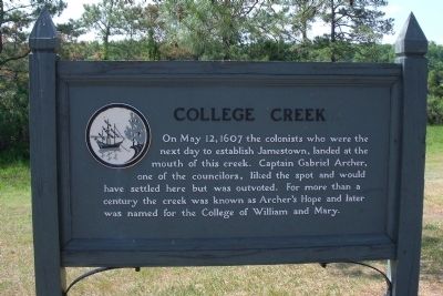 College Creek Marker image. Click for full size.