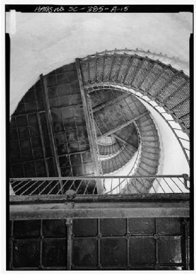 Hunting Island Light Station Stairway. Click for full size. Hunting Island Light Station Stairway image. Click for full size.