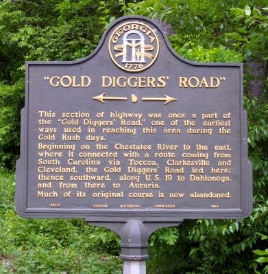 "Gold Diggers' Road" Marker image. Click for full size.