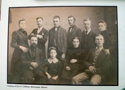 Middle Section - - Photo "Ephraim Adamson Family" - Ephraim seated left... image. Click for more information.