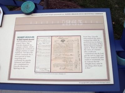 Right Section - - Lincoln's Cavalry Guard Marker. Click for full size. Right Section - - Lincoln's Cavalry Guard Marker image. Click for full size.