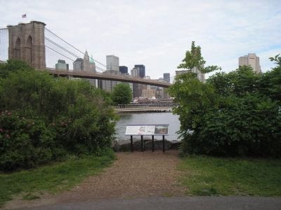 Evacuation Site – Fulton Landing Marker. Click for full size. Evacuation Site – Fulton Landing Marker image. Click for full size.