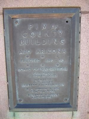 Pima County Building. Click for full size. Pima County Building image. Click for full size.