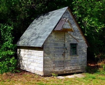 Chicken Coop on Western Shore of Berry's Mill Pond. Click for full size. Chicken Coop on Western Shore of Berry's Mill Pond image. Click for full size.