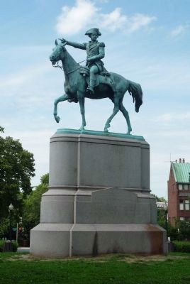 Nathanael Greene Monument, south face image. Click for full size.